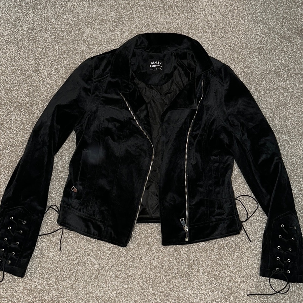 Suede Biker Jacket